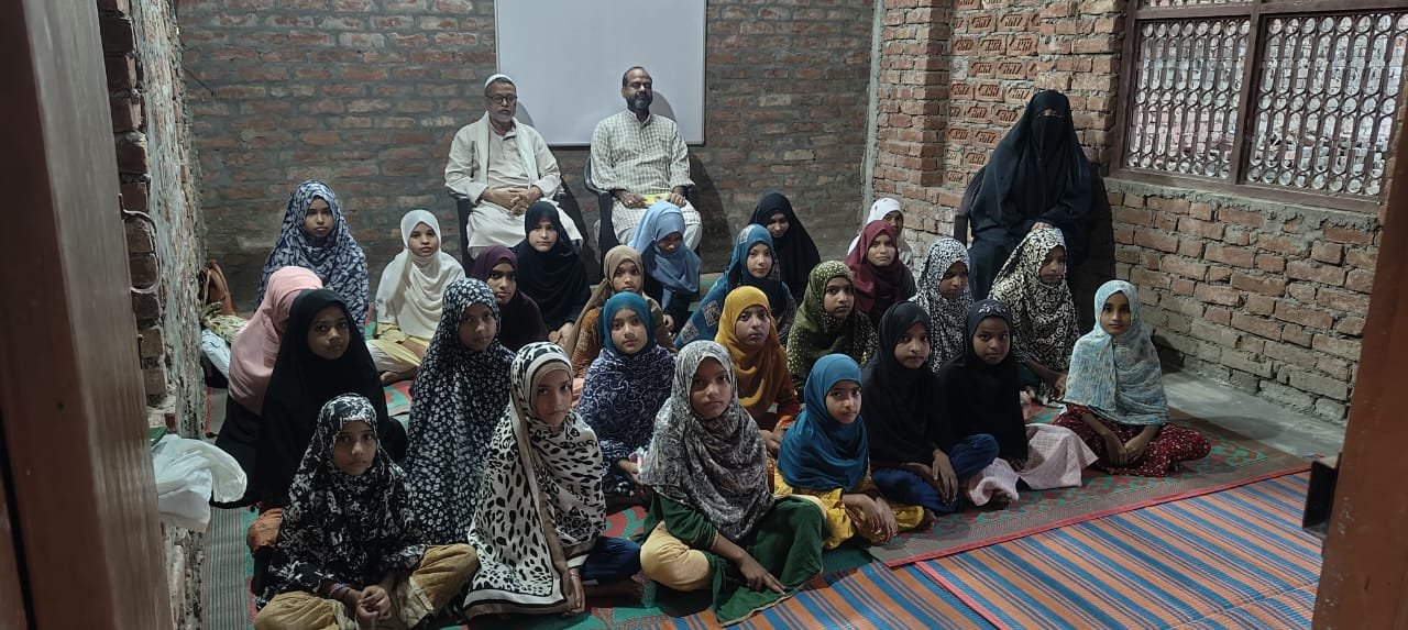 Students and community members at Darul Zahra